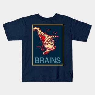 A Vote For Brains Kids T-Shirt